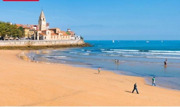 La Corte Luxury Arena, Con Terraza A 15 Mtr De La Playa Gijón Eksteriør billede